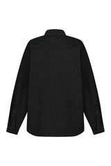 Oversized Denim Shirt – Black
