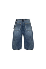 Jorts with Modular Pouch - Dark Blue