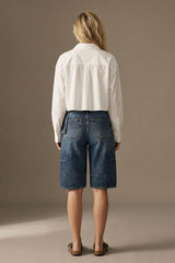 Jorts with Modular Pouch - Dark Blue