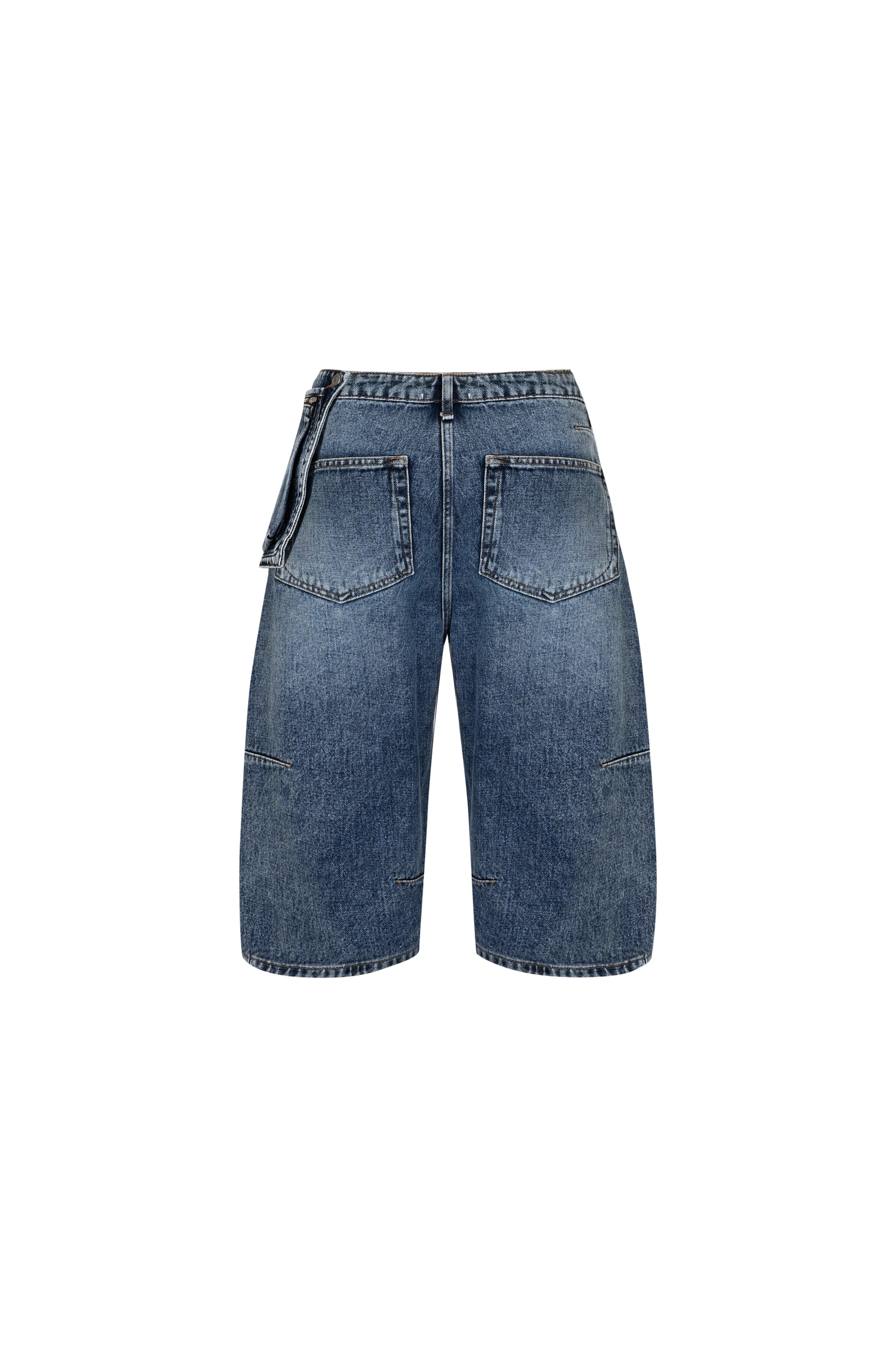 Jorts with Modular Pouch - Light Blue