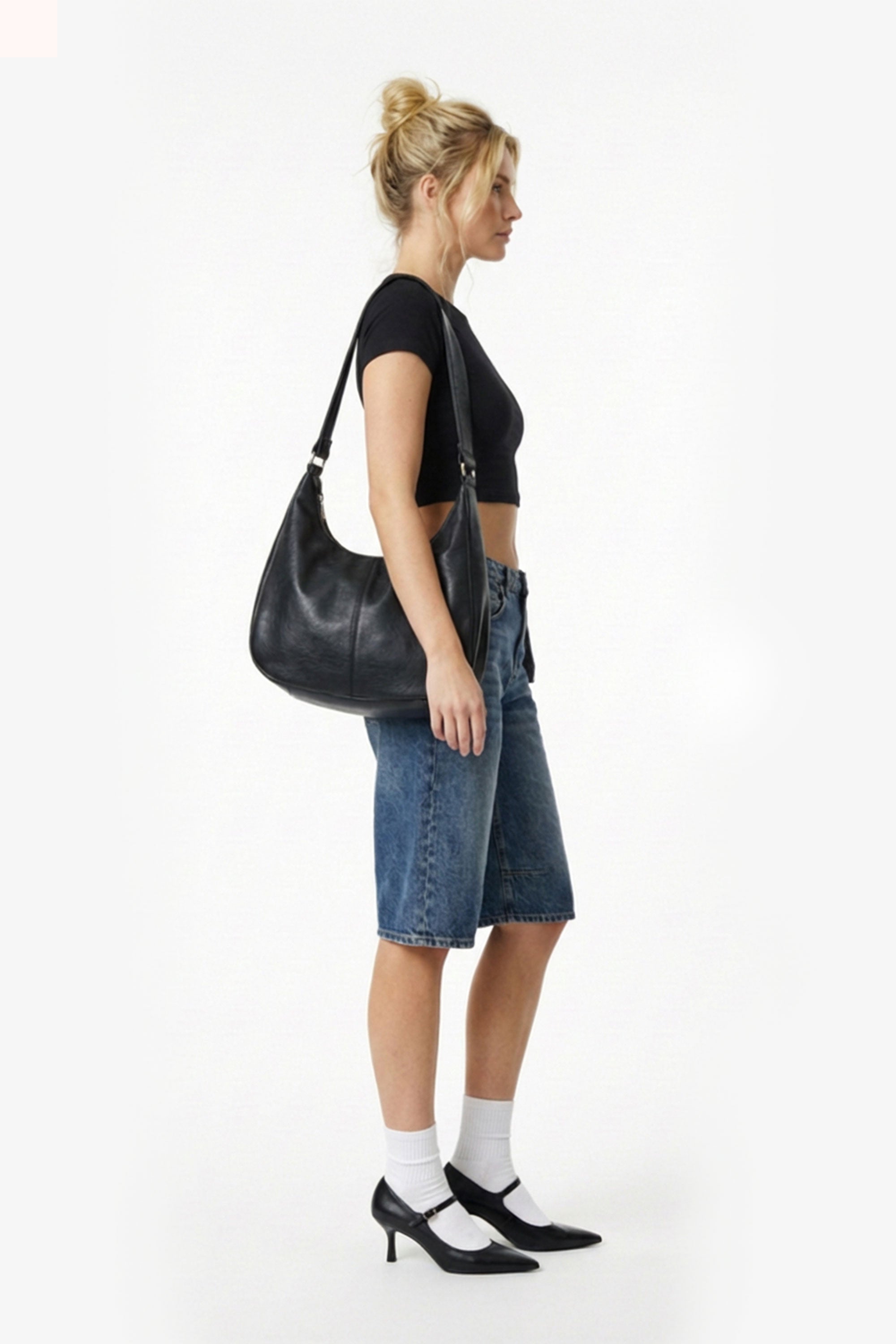 Jorts with Modular Pouch - Dark Blue